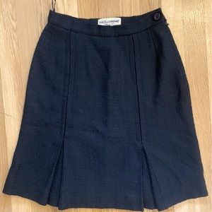 Tweed Dolce & Gabana miniskirt